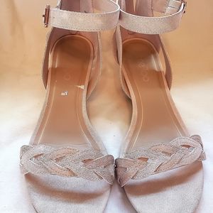 Strappy wedge sandals